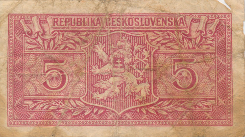PPMHP 142931: 5 kruna - Čehoslovačka