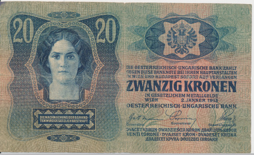 PPMHP 141428: 20 kruna - Austro-Ugarska Monarhija