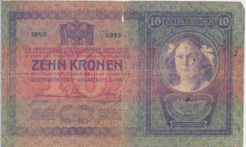PPMHP 140734: 10 kruna - Austro-Ugarska Monarhija