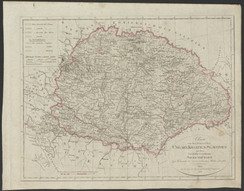 PPMHP 150082: Charte von den Konigreichen Ungarn, Kroatien und Slavonien mit dem Grossfurstenthume Siebenburgen