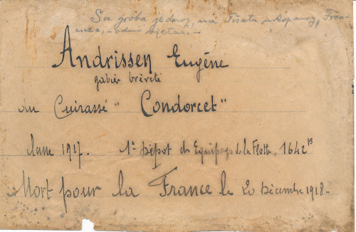 PPMHP 125351: Bilješka o smrti Andrissen Eugènea