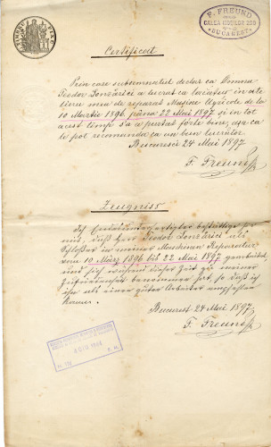 PPMHP 147216: Certifikat - potvrda o obavljanju poslova Teodora Lončarića