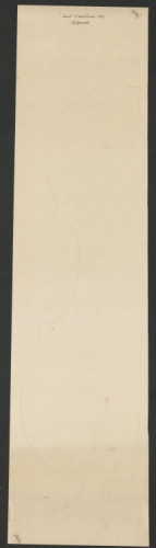 PPMHP 154708: Crtež poluforme zvučnice violončela • Ant. Stradivari 1709. Spitzmodell.