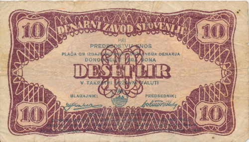 PPMHP 140419: 10 lira - Jugoslavija