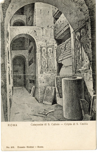 PPMHP 149602: Roma - Catacombe di S. Calisto - Cripta di S. Cecilia