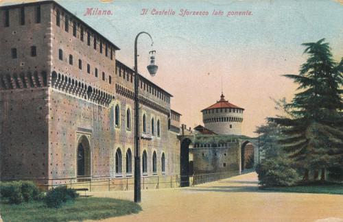 PPMHP 150511: Milano. It Castello Sforzesco lato ponenie.
