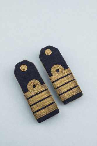 PPMHP 124385: Par epoleta uniforme kapetana trgovačke mornarice