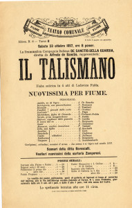 PPMHP 115962: Plakat za predstavu "Il Talismano"