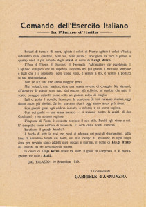 PPMHP 140381: Comando dell'Esercito Italiano in Fiume d'Italia
