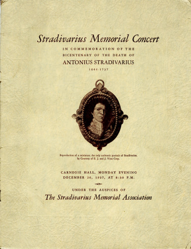 PPMHP 128087: Stradivarius Memorial Concert