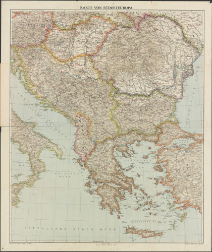 PPMHP 150451: Karte von Sudosteuropa