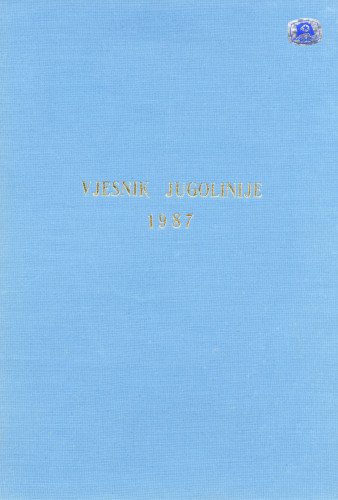 PPMHP 152403: Vjesnik Jugolinije • Uvezano godište 1987.