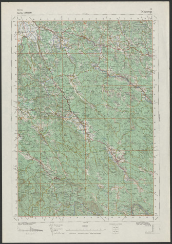 PPMHP 151576: Karta JNA 1: 100000 Kočevje
