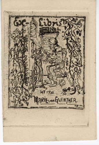 PPMHP 123134: Ex Libris - Marie von Guenther