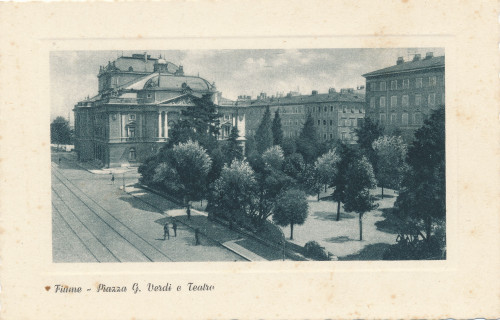 PPMHP 152680: Fiume - Piazza G. Verdi e Teatro