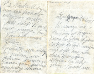 PPMHP 109181: Ljubavna poruka Zlati Medanić
