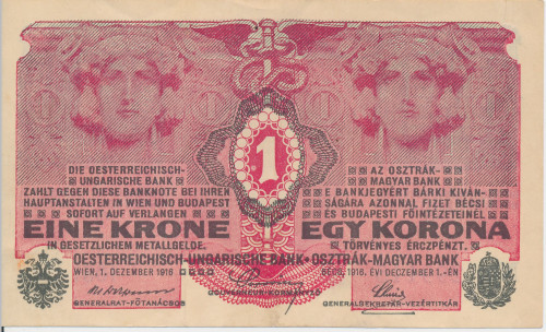 PPMHP 141369: 1 kruna - Austro-Ugarska Monarhija