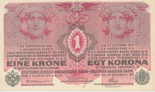 PPMHP 142036: 1 kruna - Austro-Ugarska Monarhija
