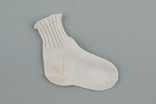 PPMHP 132417: Pletena čarapica za bebu