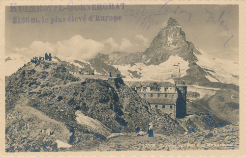PPMHP 150804: Gornergrathotel und  Matterhorn.