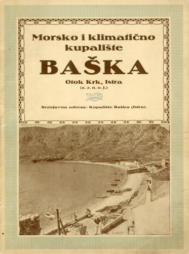 PPMHP 100988: Morsko i klimatično kupalište Baška Otok Krk, Istra (z.z.m.o.j.)