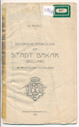 PPMHP 149820: Stadt Bakar (Buccari)