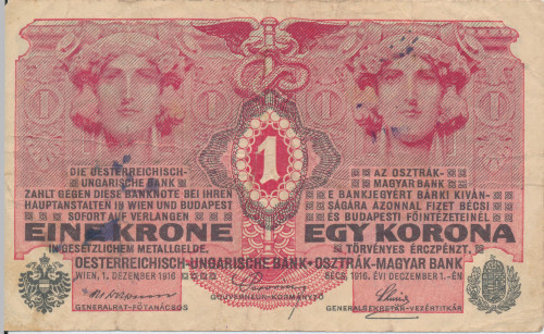 PPMHP 140541: 1 kruna - Austro-Ugarska Monarhija