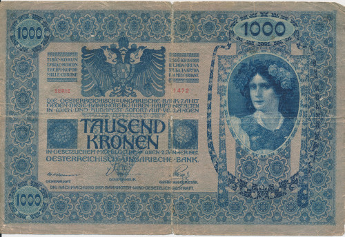 PPMHP 144573: 1000 kruna - Austro-Ugarska Monarhija