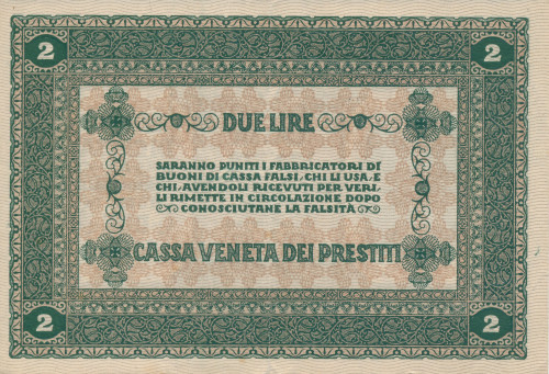PPMHP 140186: 2 lire - Italija