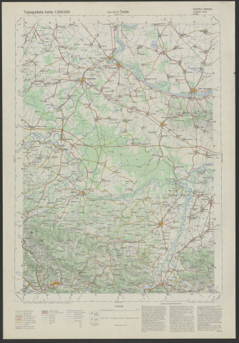PPMHP 151454: Topografska karta 1:200000 - Tuzla
