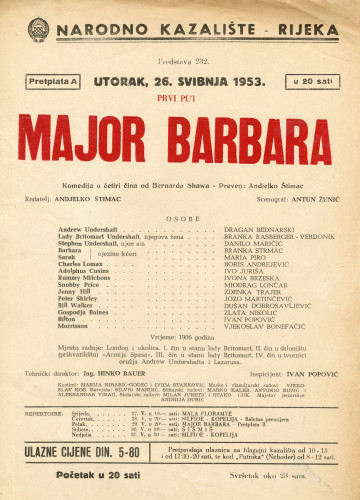 PPMHP 130265: Major Barbara