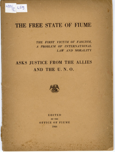 PPMHP 151249: The free state of Fiume