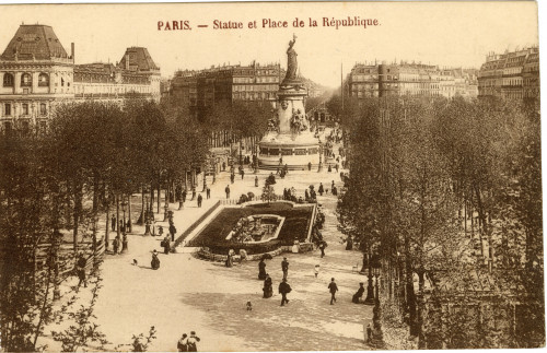 PPMHP 148904: Paris - Statue et Place de la Republique