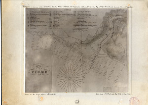 PPMHP 110365: Plan grad Rijeke 1830.