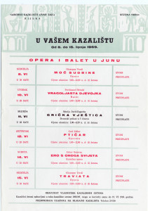 PPMHP 115300: Raspored predstava od 8. do 15. lipnja 1969.