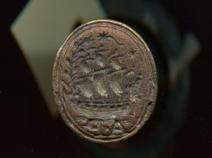 PPMHP 102155: Pečat s prikazom jedrenjaka