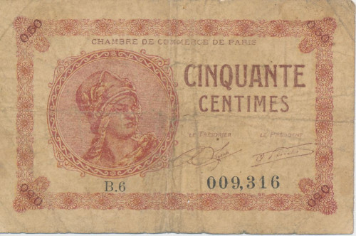 PPMHP 142461: 50 centimes - Francuska