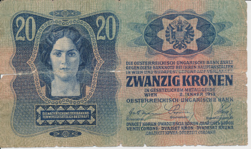 PPMHP 141425: 20 kruna - Austro-Ugarska Monarhija