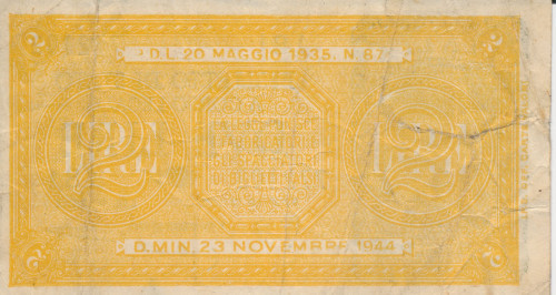PPMHP 140122: 2 lire - Italija