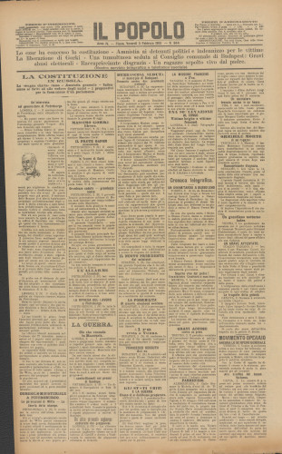 PPMHP 106089: Il Popolo • Anno IV; N 844