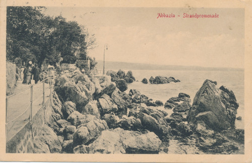 PPMHP 150048: Abbazia. Strandpromenade.
