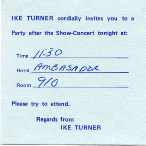 PPMHP 113545: Pozivnica za koncert Ike & Tina Turner