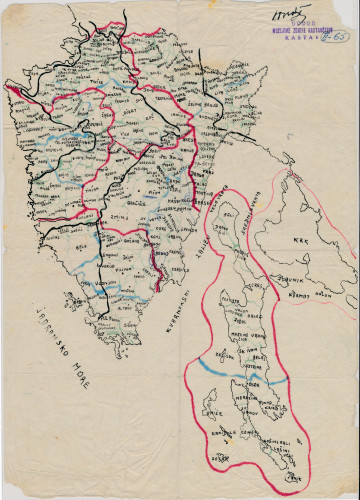 PPMHP 124273: Karta Istre, Primorja i otoka