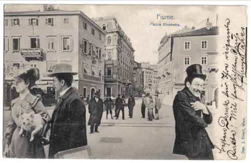 PPMHP 109729: Fiume Piazza Elisabetta • Rijeka; Jadranski trg