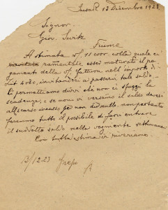 PPMHP 107115: Dopis upućen Giovanniju Svitz