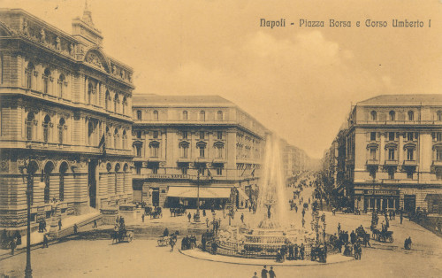 PPMHP 150072: Napoli - Piazza Borsa e Corso Umberto I.