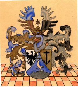 PPMHP 100972: Grb obitelji Orebić • Armalia nobilis familiae De Orebich