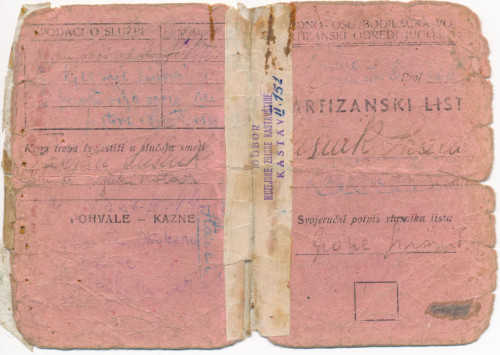 PPMHP 124259: Partizanski list Frane Sušnika