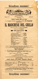 PPMHP 115649: Il Marchese del Grillo - operetta in 3 atti e 4 quadri • Markes od Grilla - opereta u 3 čina i 4 dijela