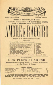 PPMHP 115956: Plakat za predstavu "Amore e Raggiro"